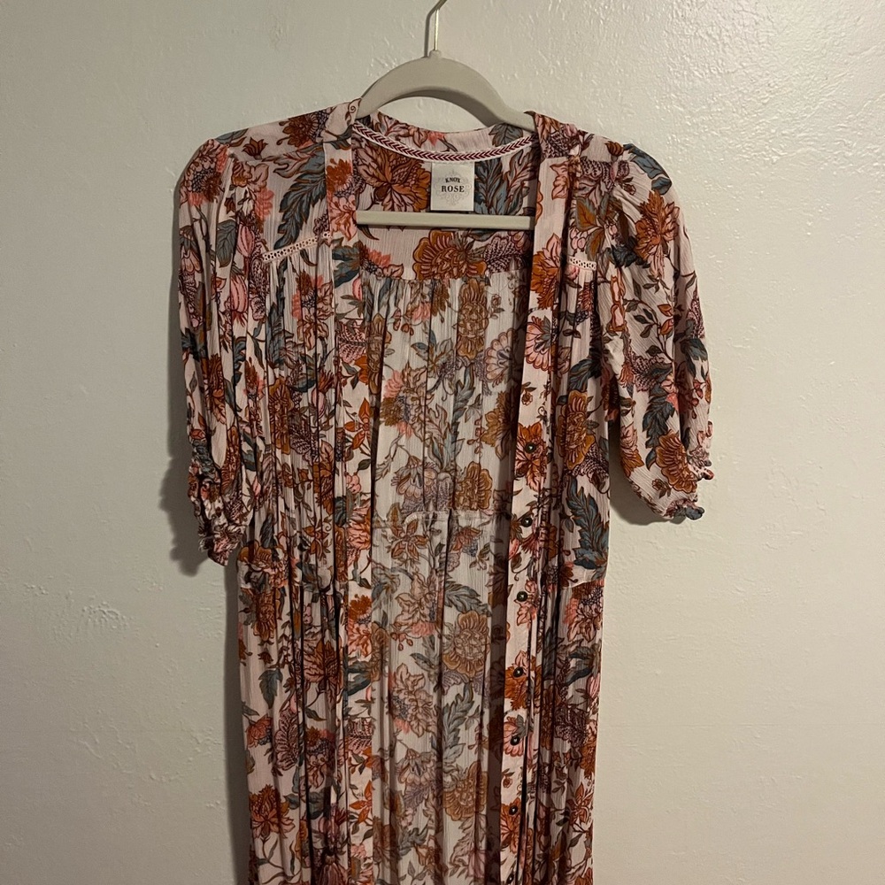 Floral Print kimono/Dress